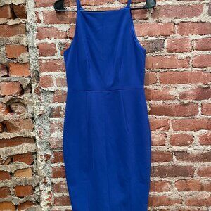 H&M Royal Blue High Neck Dress